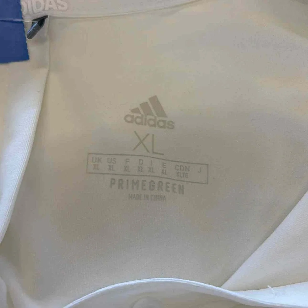 Adidas Size XL White Preloved MENS Polo
